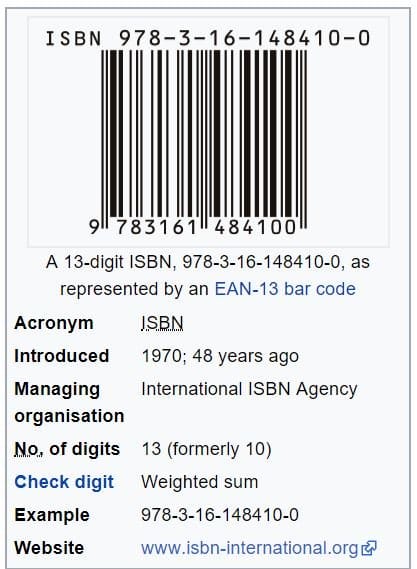 Why not a product register that registers every product ever made - just the same way that an ISBN number registers every book published?