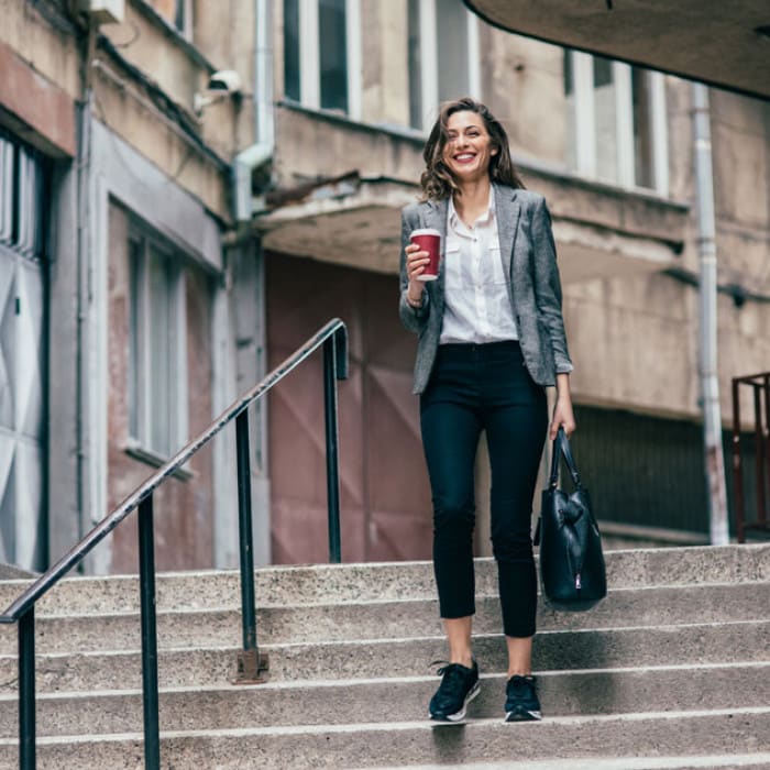 Walking is a great way to get to potential jobs that doesn't cost any money, and it's great exercise!