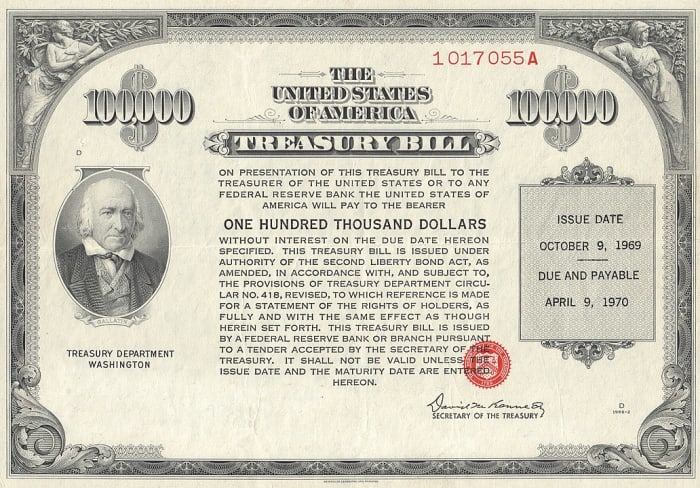 Yes, this is what a US Treasury bond -used- to look like.