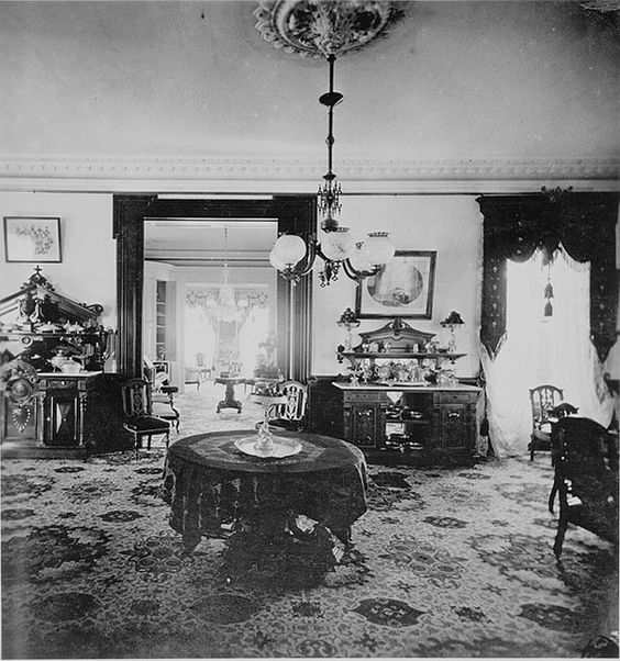 There are a number of middle and upper class interiors that are quite fancy during the Industrial Revolution.