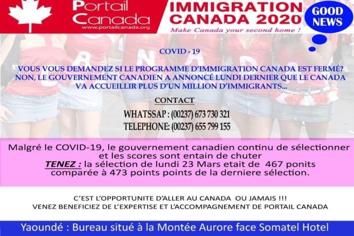 This is the Canadian Immigration Agency which Amos applied through. If you are in Cameroon, you may want to take a close look at it!