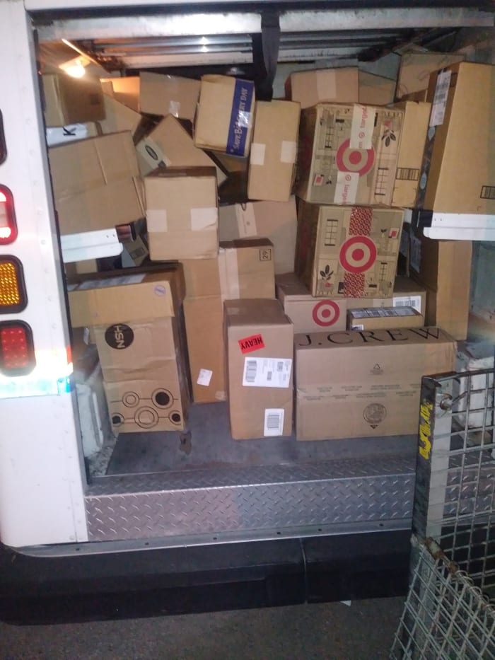 Will your old bones bend under the weight of the parcels you will be expected to deliver?