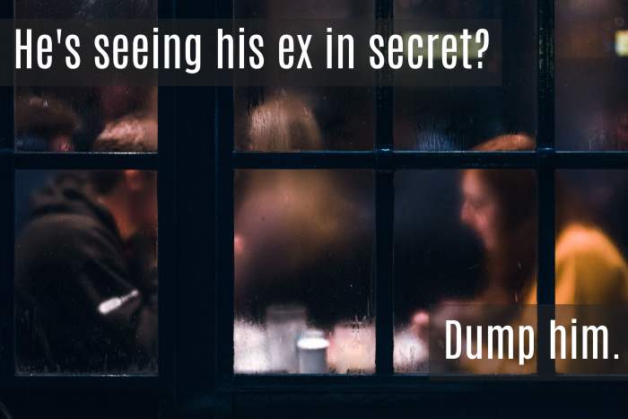 If your boyfriend lies about contacting his ex then he's probably planning on cheating, if he isn't cheating already.