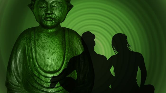 The tantra way asks that a couple respect each other as deeply as they would their favourite sacred deity.