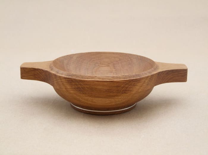 A quaich, or drinking cup.