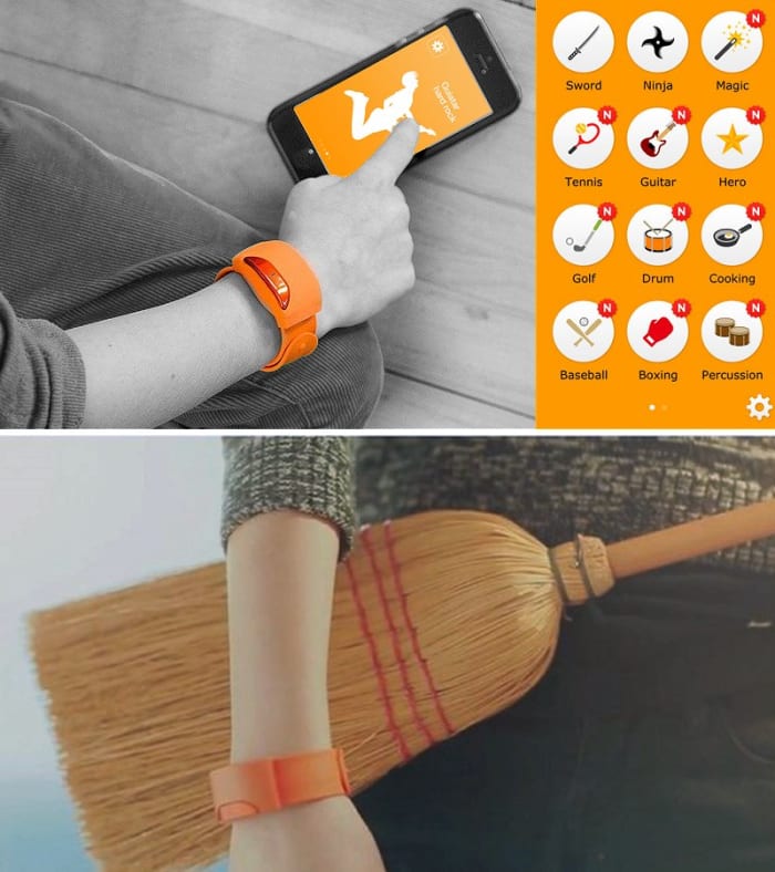 This Moff smart bracelet turns any regular object into a fun toy and makes an awesome gift for a kid.