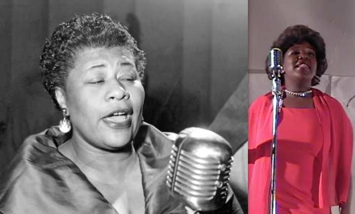 Ella Fitzgerald's performance to white only audiences at the Midnight Rambles is reenacted.