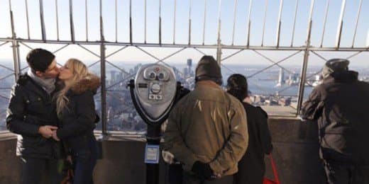 Take your girlfriend to the observation deck of the tallest building in town and steal a kiss. You will feel like a child all over again!