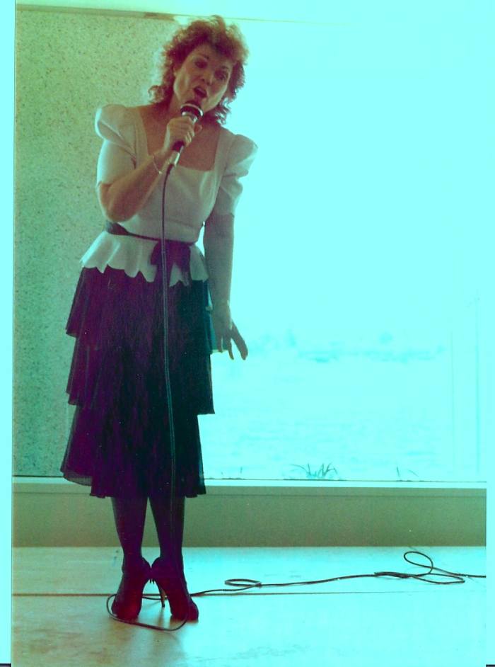 Sing with all your heart and soul. If you don't believe in the lyrics you sing - no one will.