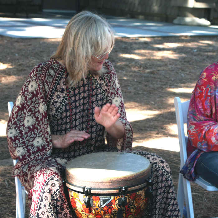 Drums are much easier to move than pianos. They can be carried anywhere.