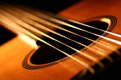 The guitar strings. If you don't know what these bad boys do, then perhaps you should read the capsule to the left. (Or pick a whole different instrument)