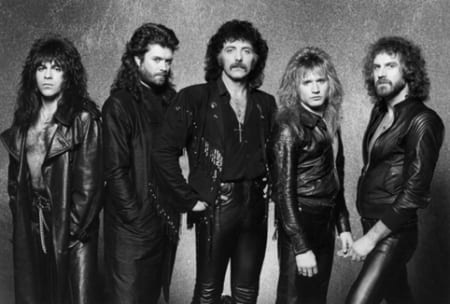 "Seventh Star" band lineup L-R: Dave Spitz, Glenn Hughes, Tony Iommi, Eric Singer, Geoff Nichols