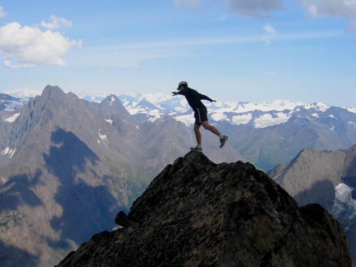 Survivors do what it takes to ascend to their highest point, their personal best. They overcome obstacles. They appreciate the view.