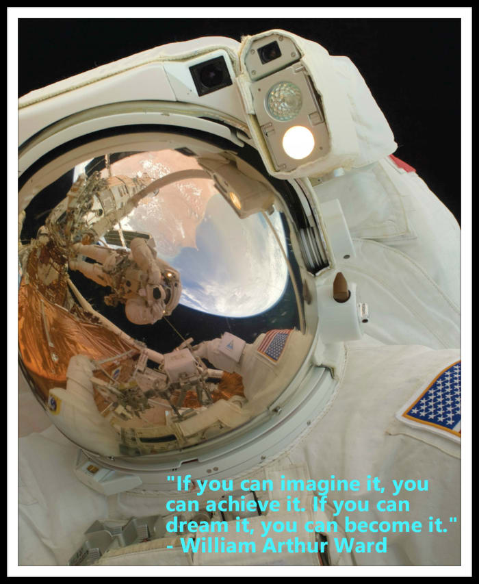 “If you can imagine it, you can achieve it. If you can dream it, you can become it.” – William Arthur Ward, American writer