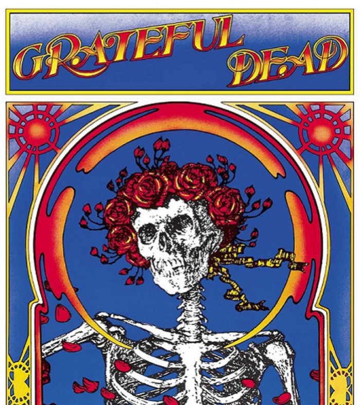 Grateful Dead "Skull & Roses" Warner Brothers 2WS1935 2 12" LP Vinyl Record Set US Pressing (1971) Album Cover Art by Alton Kelley & Stanley Mouse
