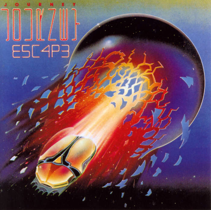 Journey "Escape" 1981 Columbia TC 37408 12" LP Vinyl Record US Pressing (1981) Album Cover Art by Stanley Mouse