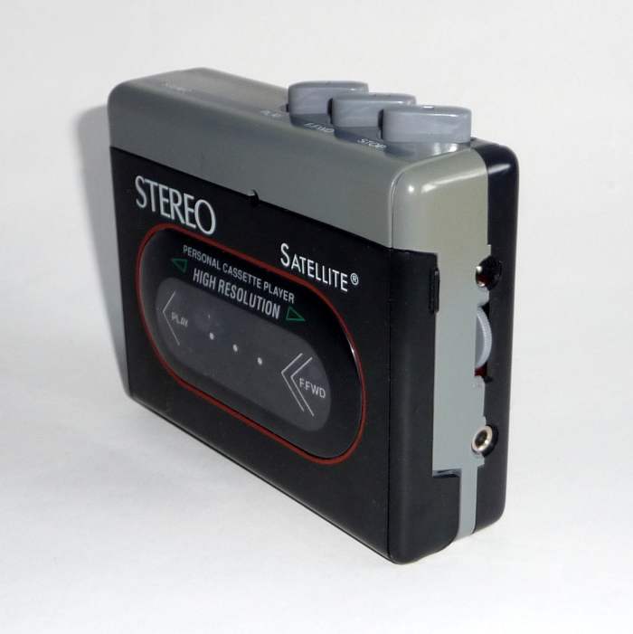 Vintage portable cassette player
