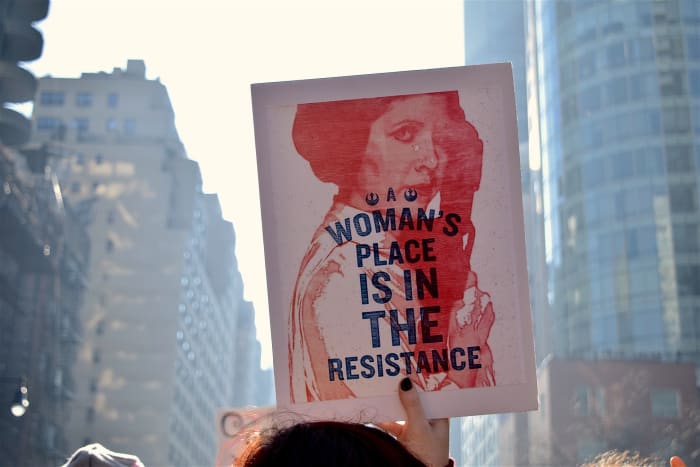 The Trump era has inspired a resistance. A resistance movement is an organized effort by a significant proportion of the population of a country that opposes or resists legally established government and seeks to disrupt civil order or stability.