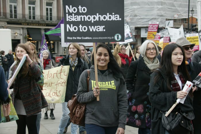 Anti-Muslim fear, hatred, and prejudice has grown since the September 11 attacks. It includes elements of both xenophobia and religious intolerance.