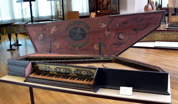 Virginals thought to have been made by Benedetto Floriano.
