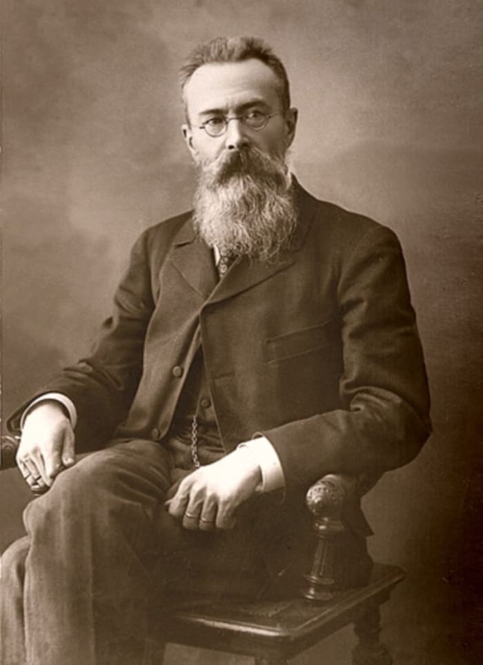Photograph of Rimsky-Korsakov dated 1897.