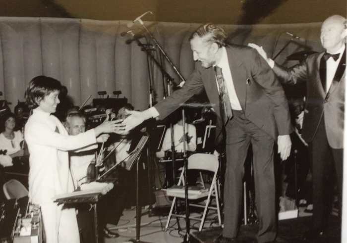 Photograph of Alan Hovhaness in 1975.