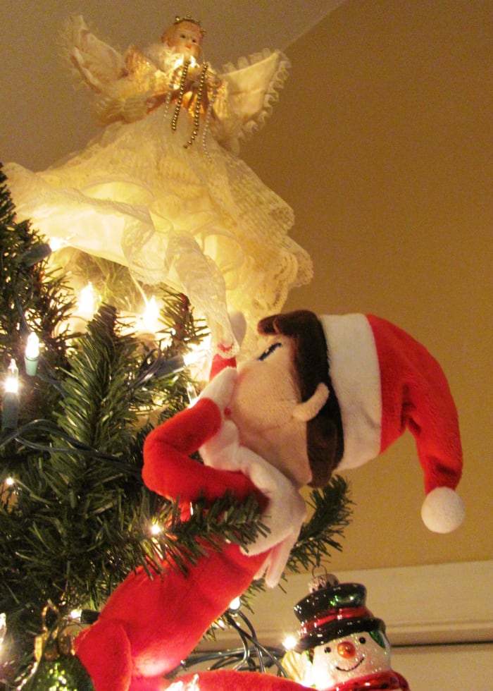 The Elf on the Shelf convinces kids to behave by promising to report back to Santa on their behavior. However, he also engages in nightly mischief, playing pranks on the kids he watches. What a double standard!