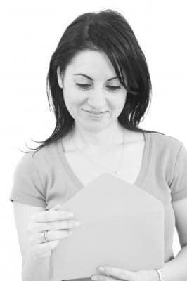A handwritten letter will delight your girlfriend or boyfriend. Fill it up with doodles and love-felt scribbles.