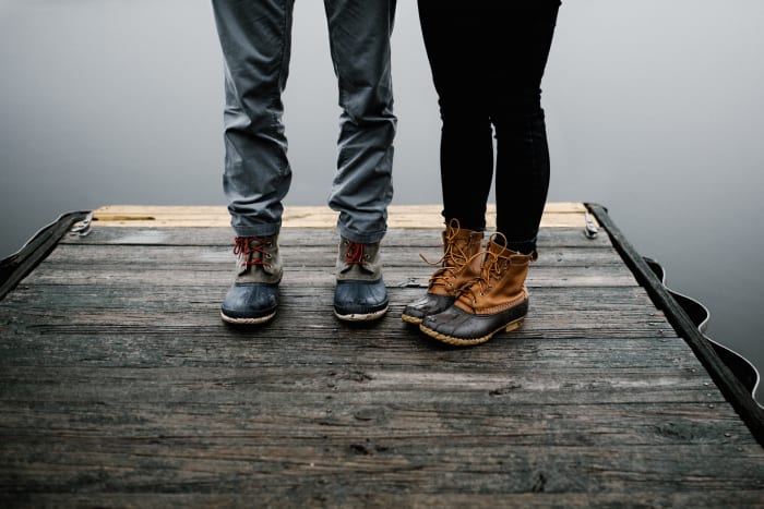 Can't tell if he likes you? Look at his feet—if they're pointed away from you, he may not be interested.