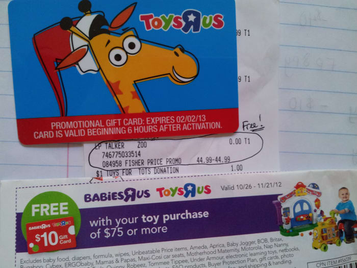 I saved nearly $100 by using a coupon and a current deal when shopping at Toys R' US for my kids.