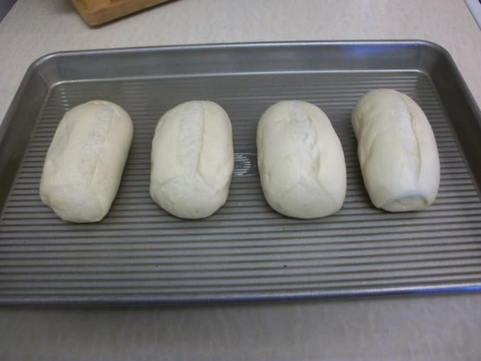 French rolls and whipped butter round out this meal. Heat in the oven until browned right before serving.