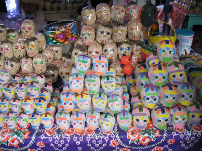 In many Latin American countries, Day of the Dead (similar to Halloween) candy comes in the form of sugar skulls.
