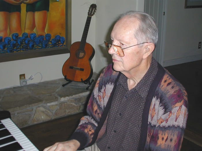 Our father used to play piano for us to sing Christmas carols and harmonize. His passing left a big gap in the family.