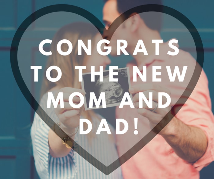 These messages can be written in a card to mail to the couple, or in one presented to the mom at her baby shower.