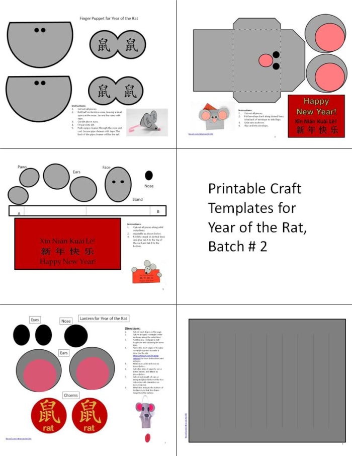 Here is a photo which shows the craft templates available through the "Printable Template, Batch #3" link.