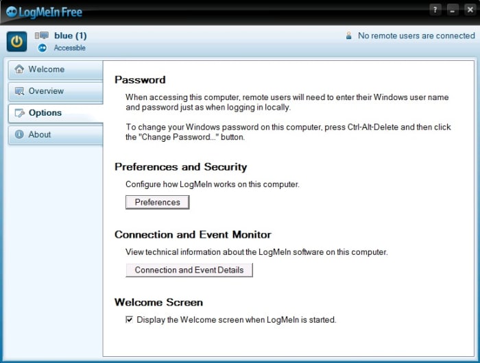 remote access to a user’s pc can be implemented with a