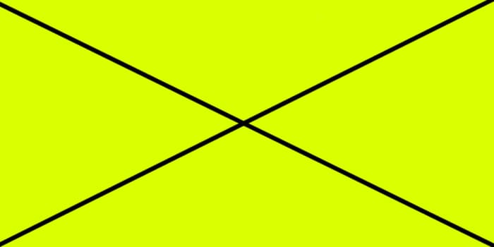 GREEN-YELLOW 85% (R) : 100% (G) : 0% (B) This colour example is crossed through because we have now, I think, gone beyond what can be described as a shade of green. With 85% intensity red, this is now a shade of yellow