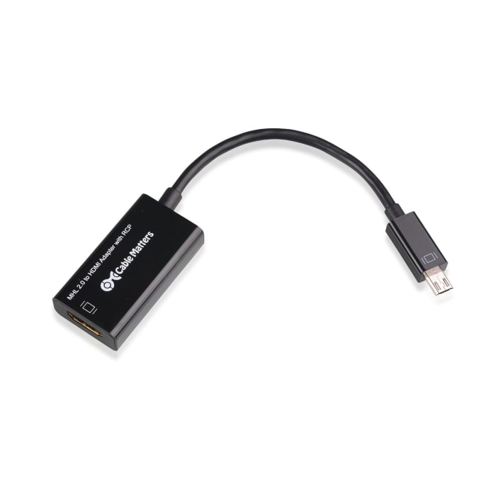 Third party MHL adapters are cheaper than original Samsung adapters. Check customer reviews for compatibility.