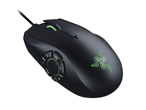 The Razer Naga Hex V2 has a very manageable 7 button grid on that side. I prefer this when playing MOBA games as I'm a bit more accurate with it.
