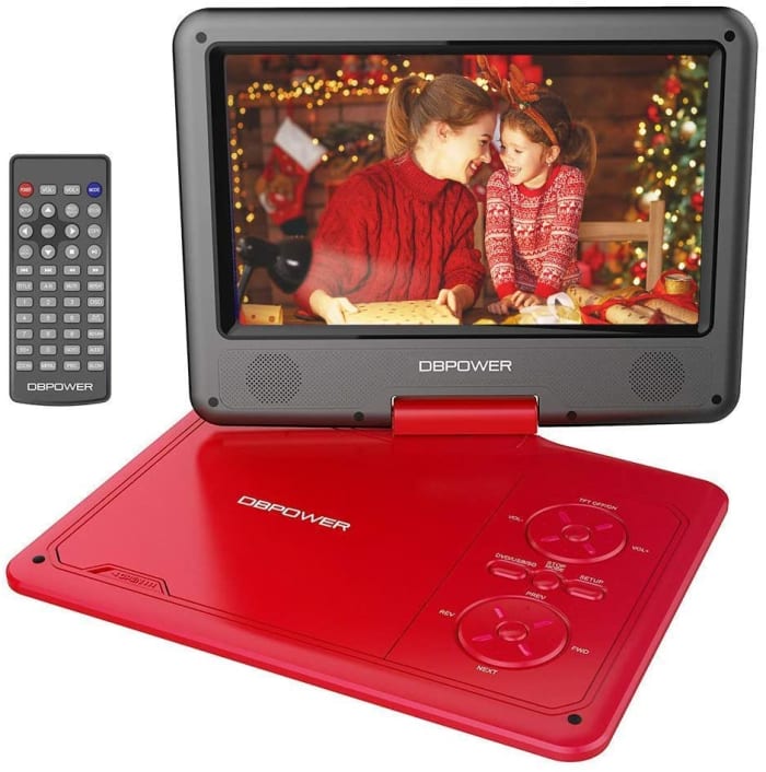 The DBPOWER 11.5" is a great player and very versatile when it comes to playing different types of video and audio files, rather than just standard movies and CDs. You can also put it through a TV for a bigger screen experience.