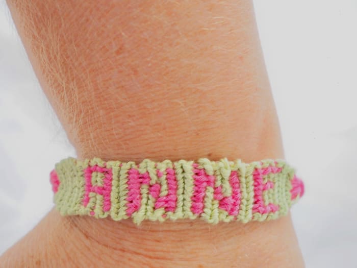 How To Make Friendship Bracelets With Names Letters And Numbers Feltmagnet Crafts