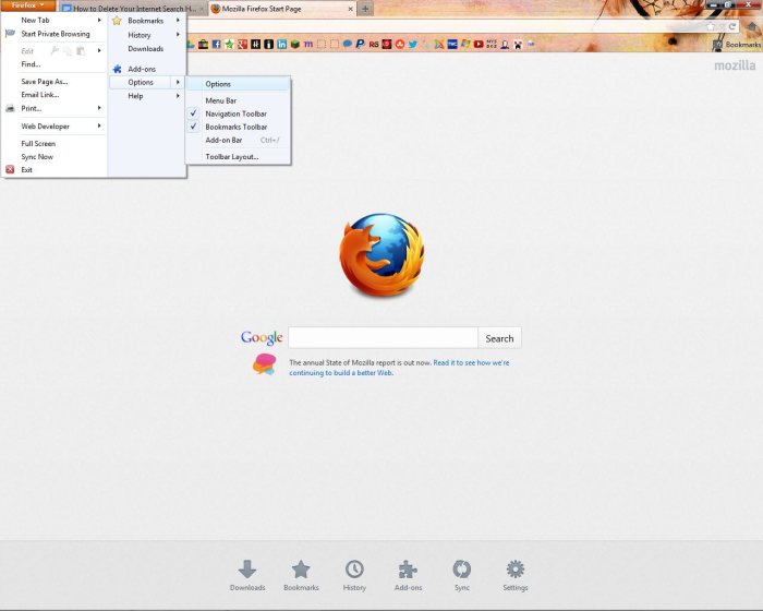 There are more privacy settings located under the "Options" location in the menu.