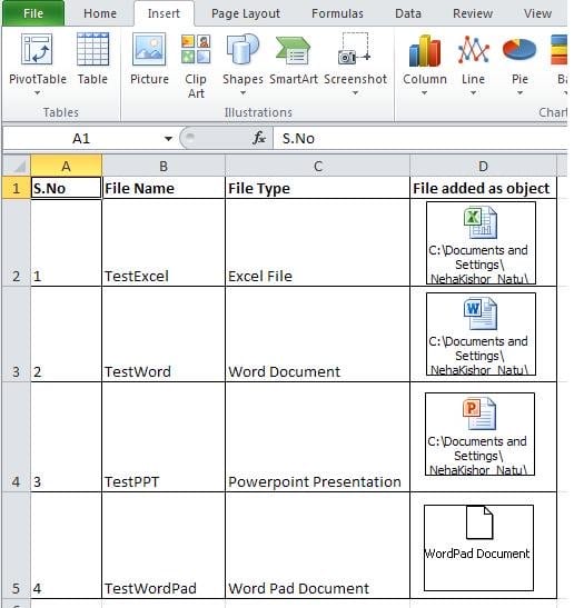 How to Embed a File as an Object in a Microsoft Excel Worksheet ...