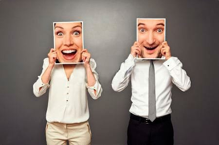 Remember to put on a happy face when you visit Facebook. Only not too happy, or people will think you’re a frootloop.
