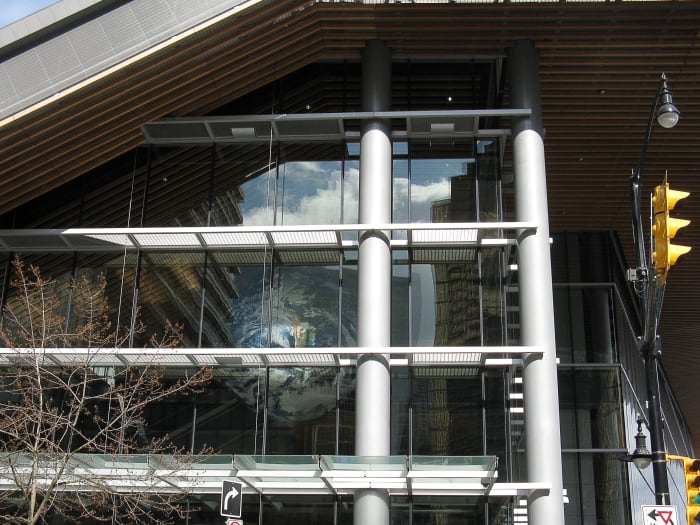 The revolving globe in the Vancouver Convention Centre is an appropriate symbol for the new ideas presented at TED, including CLIP printing.