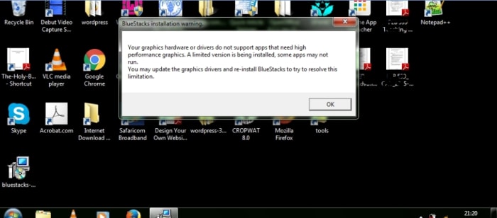 download graphics driver to fix dedicated memory