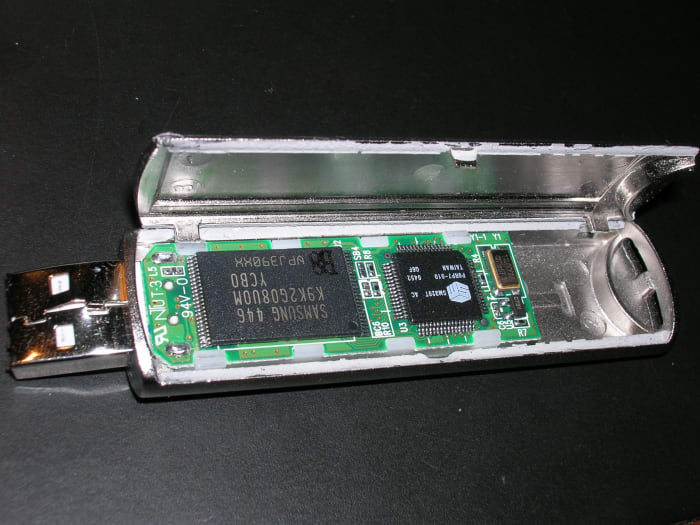 damaged flash