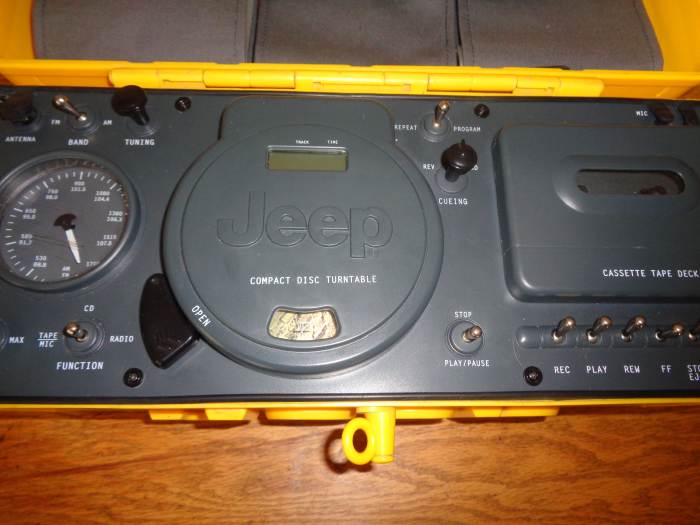 Adventures in Analog TeleMania Jeep Portable Boombox TurboFuture