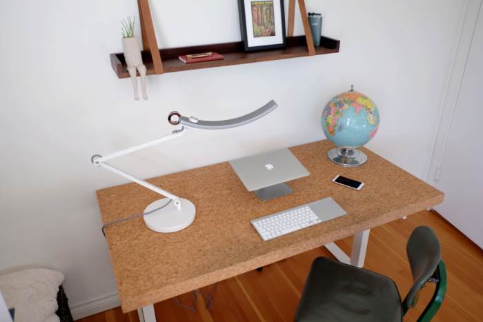By positioning it above your computer screen, the eReading LED lamp will illuminate your keyboard and desk without adding glare.