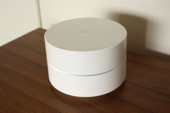 This thing is called a node. You connect one of these to a modem, and the other you just plug into an electrical outlet in an area where you need more coverage.